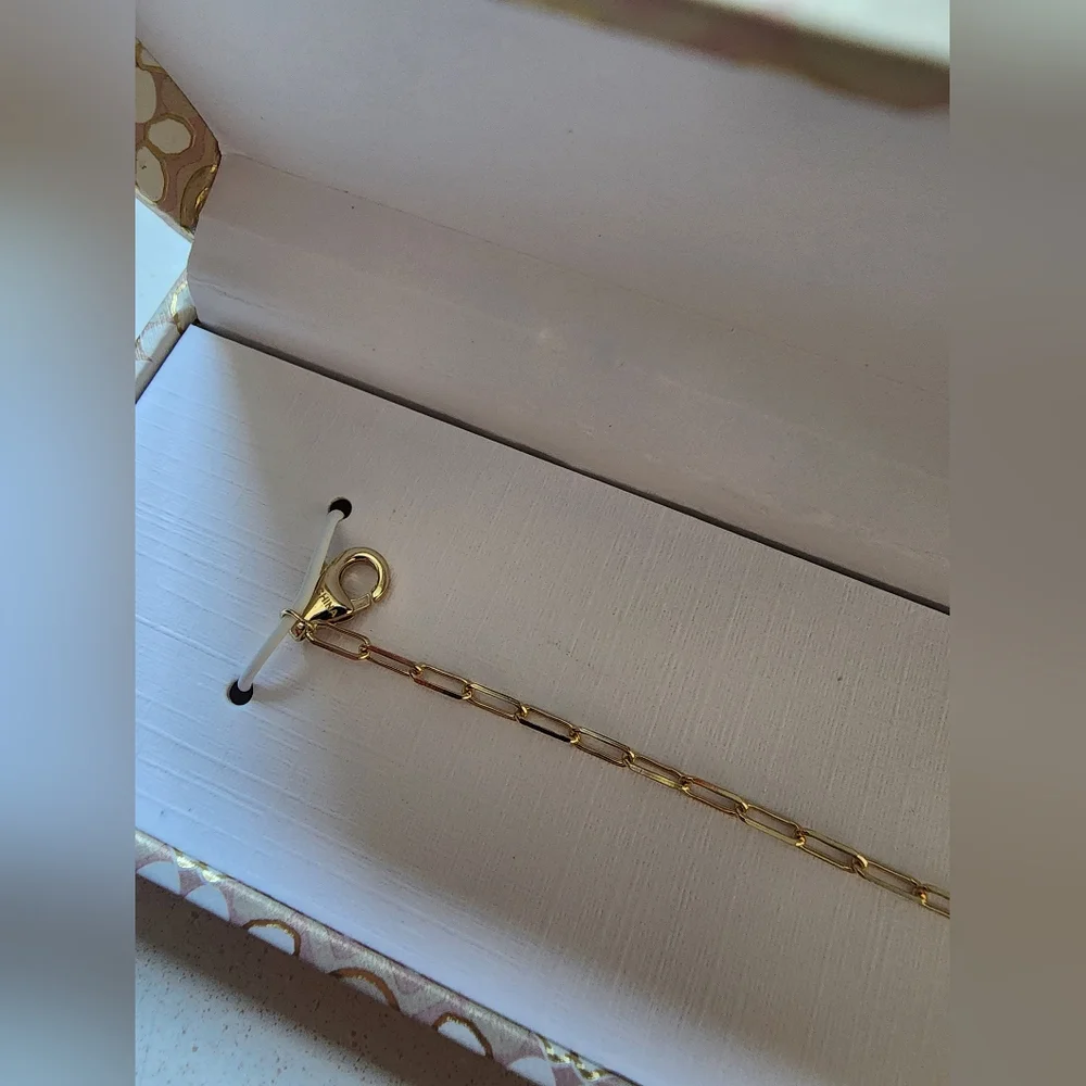 CHARLOTTE & LEXI gold heart bracelet, NEW